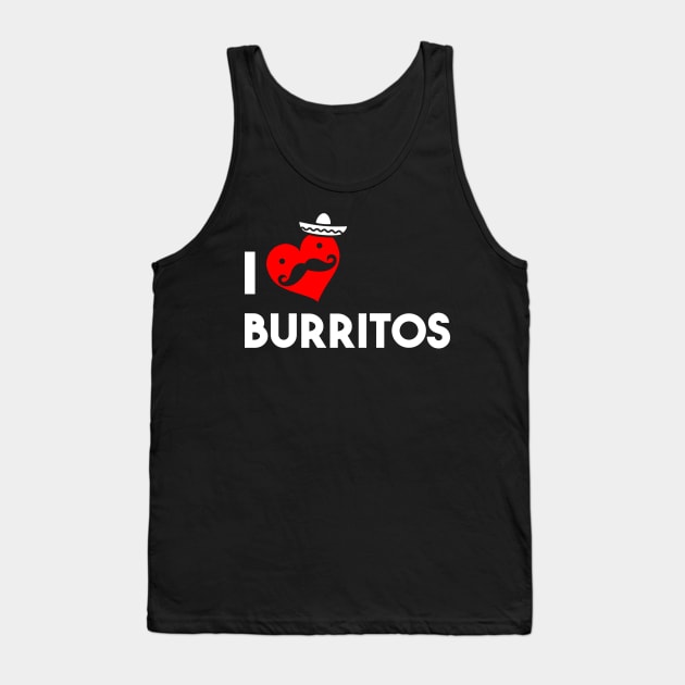 I Love Burritos Tank Top by atomicapparel